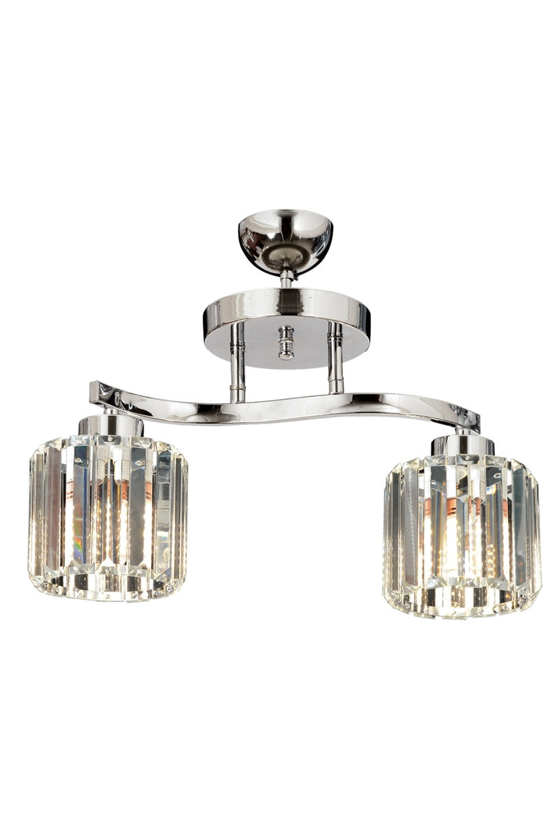 Lustra moderna Avonni Crom , 2XE27, AV-65231-2K - AsiHome
