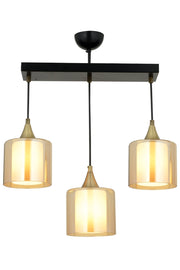 Lustra moderna Avonni Negru , 3XE27, AV-65233-3Y-BSY-B - AsiHome