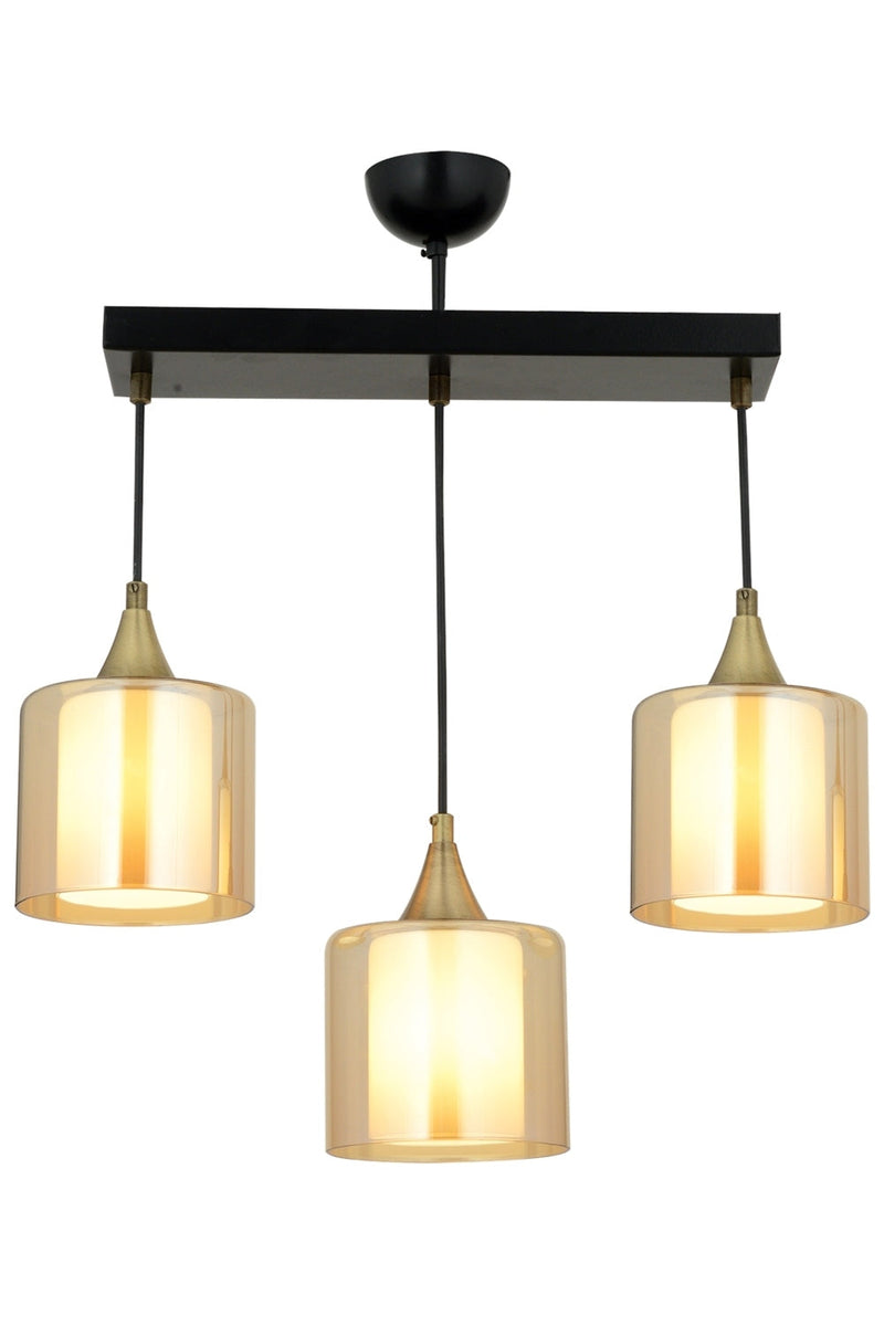 Lustra moderna Avonni Negru , 3XE27, AV-65233-3Y-BSY-B - AsiHome