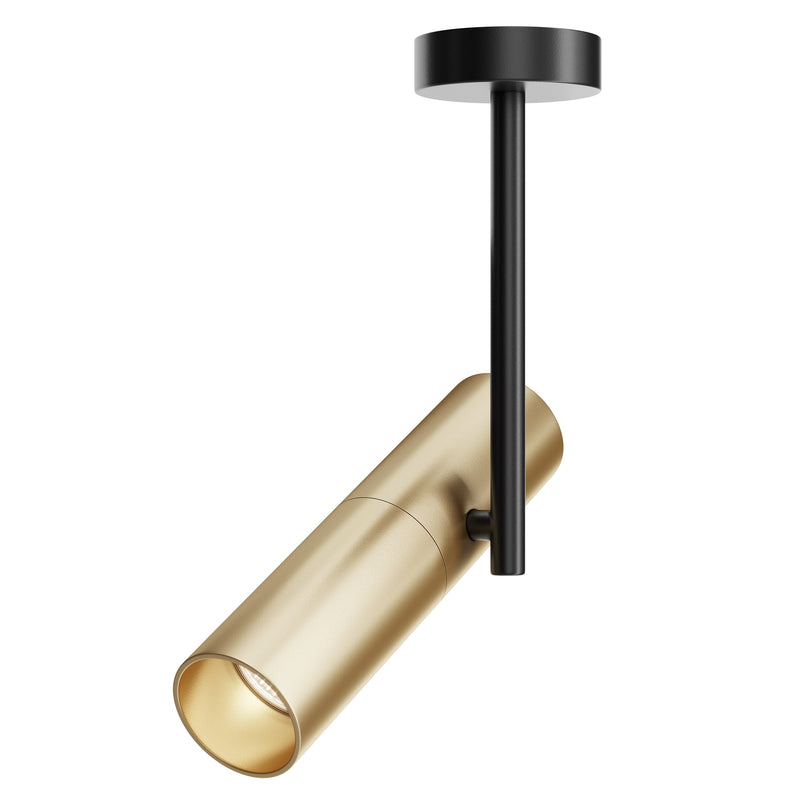 Spot aplicat Maytoni Technical Elti Negru/Auriu, 1XGU10, C020CL-01GB - AsiHome