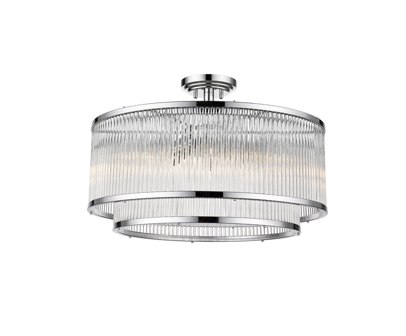 Plafoniera Zuma Line 6xE14 Crom / Transparent