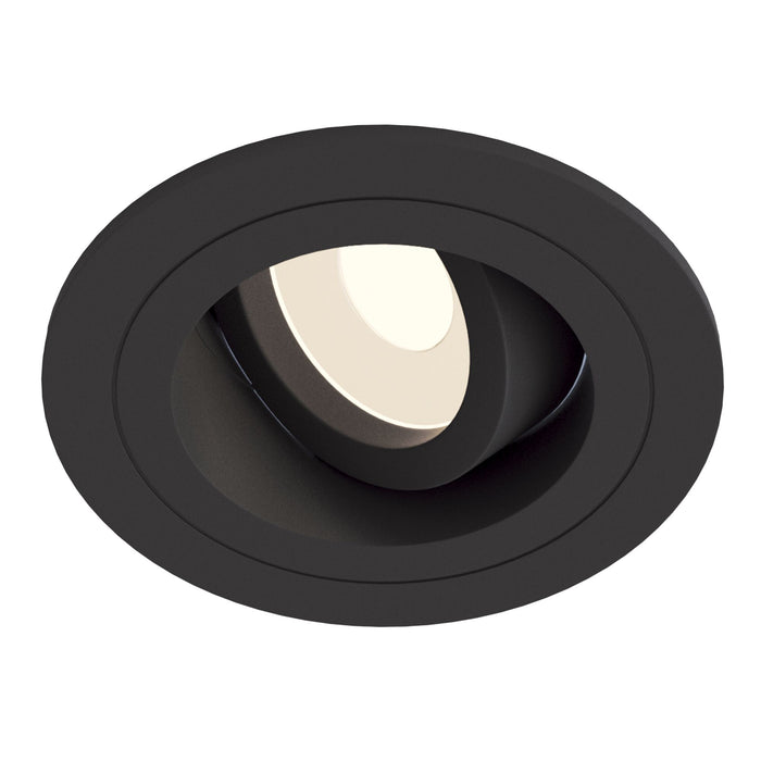 Spot incastrat Maytoni Technical Atom Negru, 1XGU10, DL025-2-01B - AsiHome