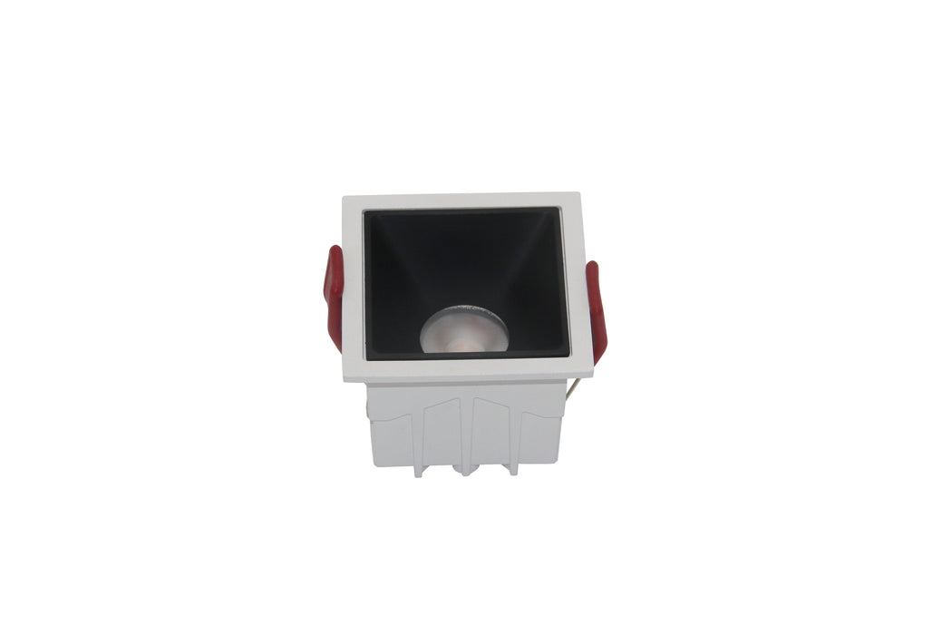 Spot LED incastratMaytoni Technical Alfa LED Alb/Negru , DL043-01-10W3K-SQ-WB - AsiHome