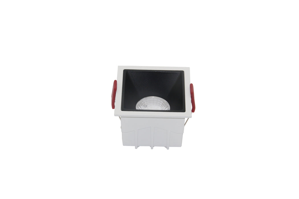 Spot LED incastratMaytoni Technical Alfa LED Alb/Negru , DL043-01-15W3K-SQ-WB - AsiHome