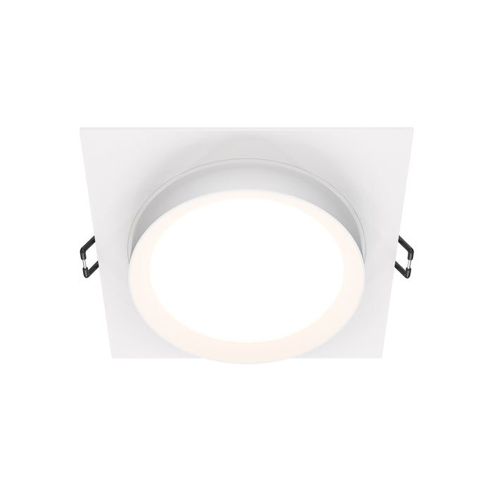 Spot incastrat Maytoni Technical Hoop Alb, 1XGX53, DL086-GX53-SQ-W - AsiHome