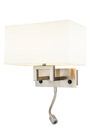 Aplica perete  Avonni Nichel Satinat, 1XE27, HAP-9072-M2-N - AsiHome