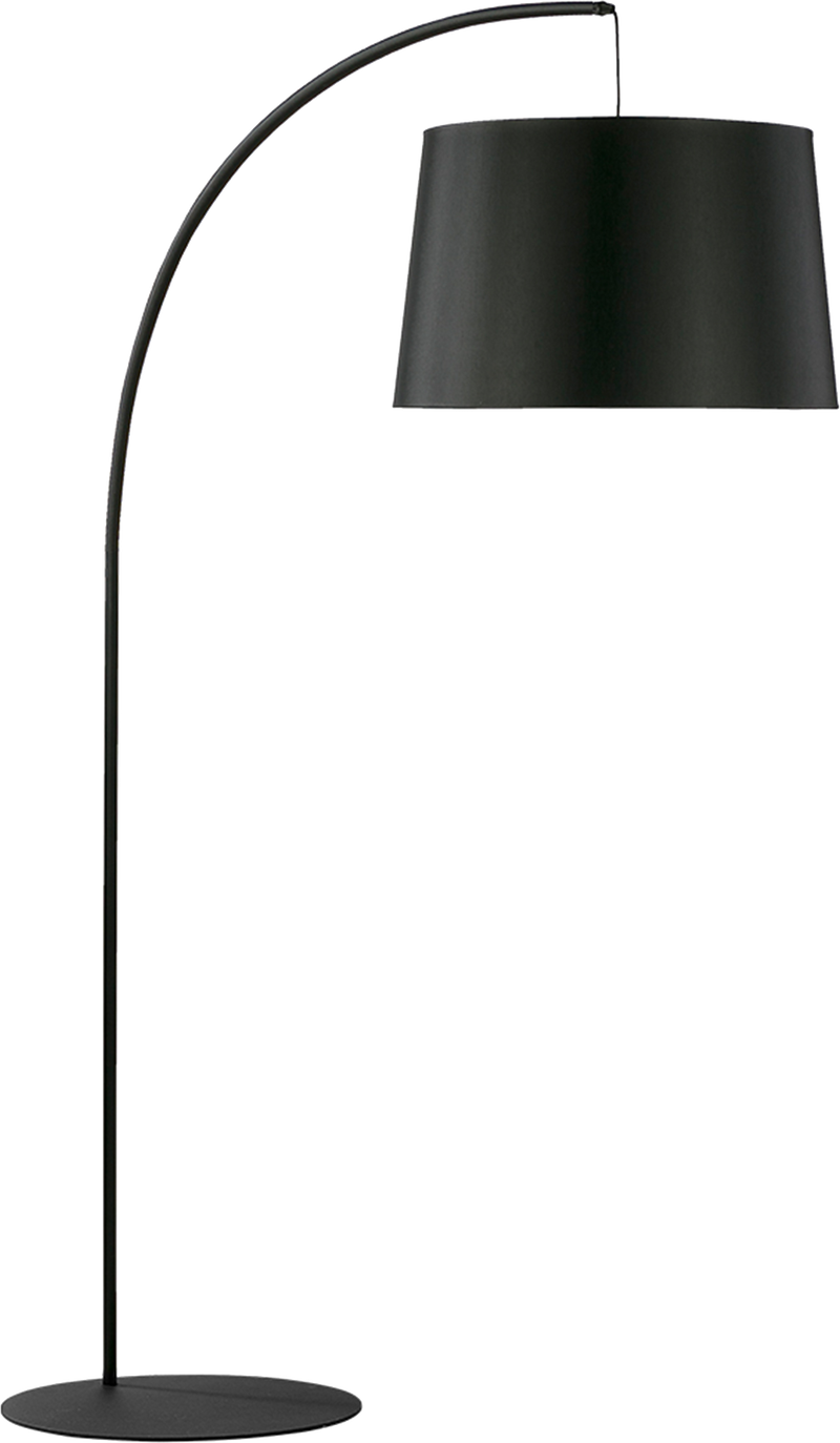 Lampadar Zuma Line 1xE27 Negru / Auriu