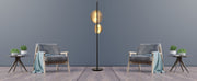 Lampadar living Avonni Negru , 4XE14, LM-9113-2BSY - AsiHome