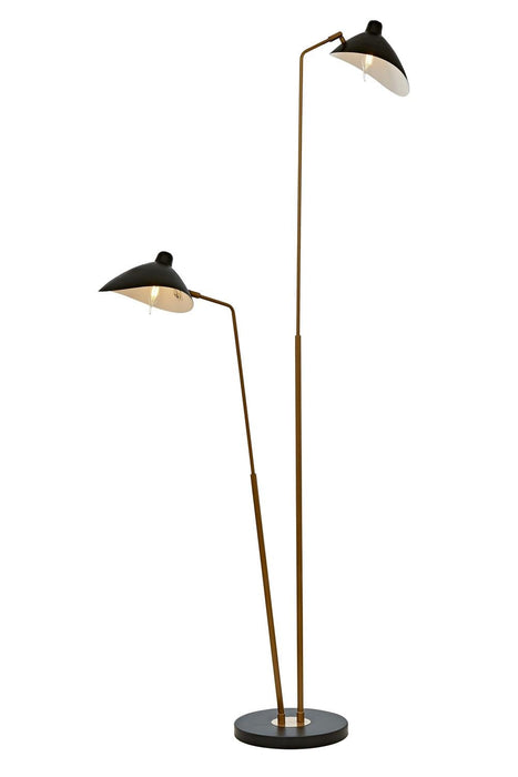 Lampadar living Avonni Negru , 1XE27, LM-9127-2BSY - AsiHome