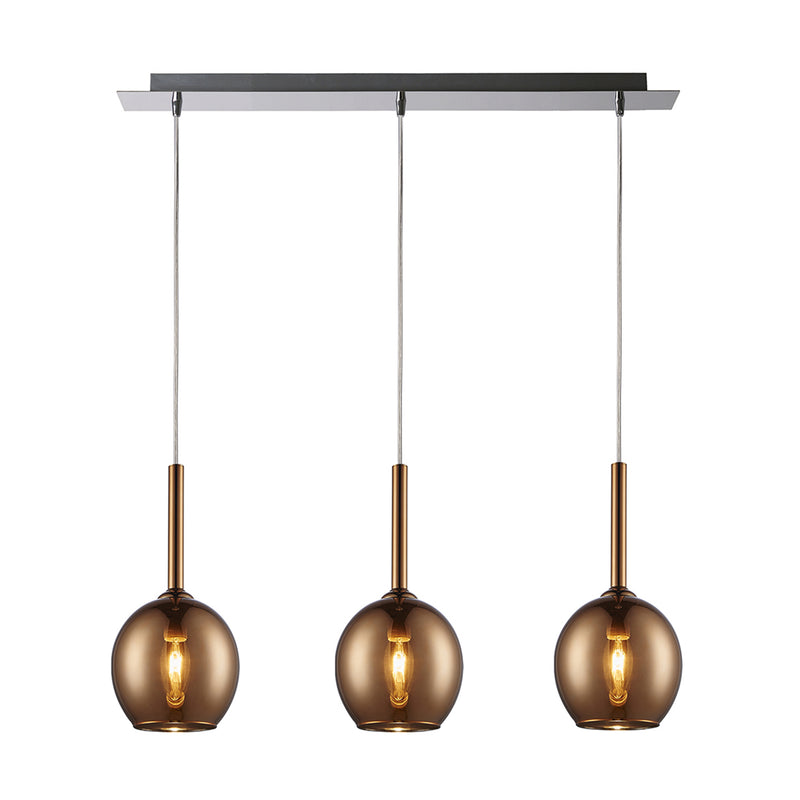 Lustra Zuma Line 3xE14 Cupru