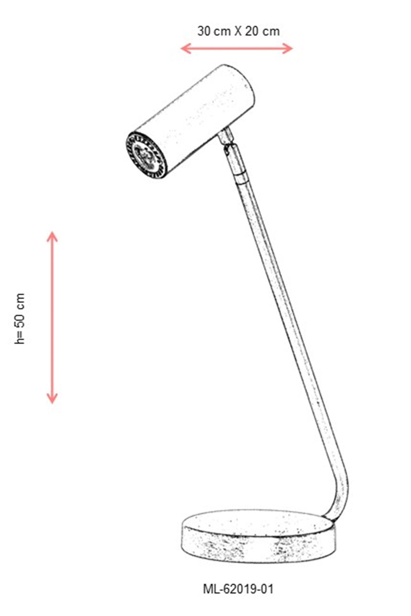 Lampa de birou Avonni Antic, 1XGU10, ML-62019-01 - AsiHome