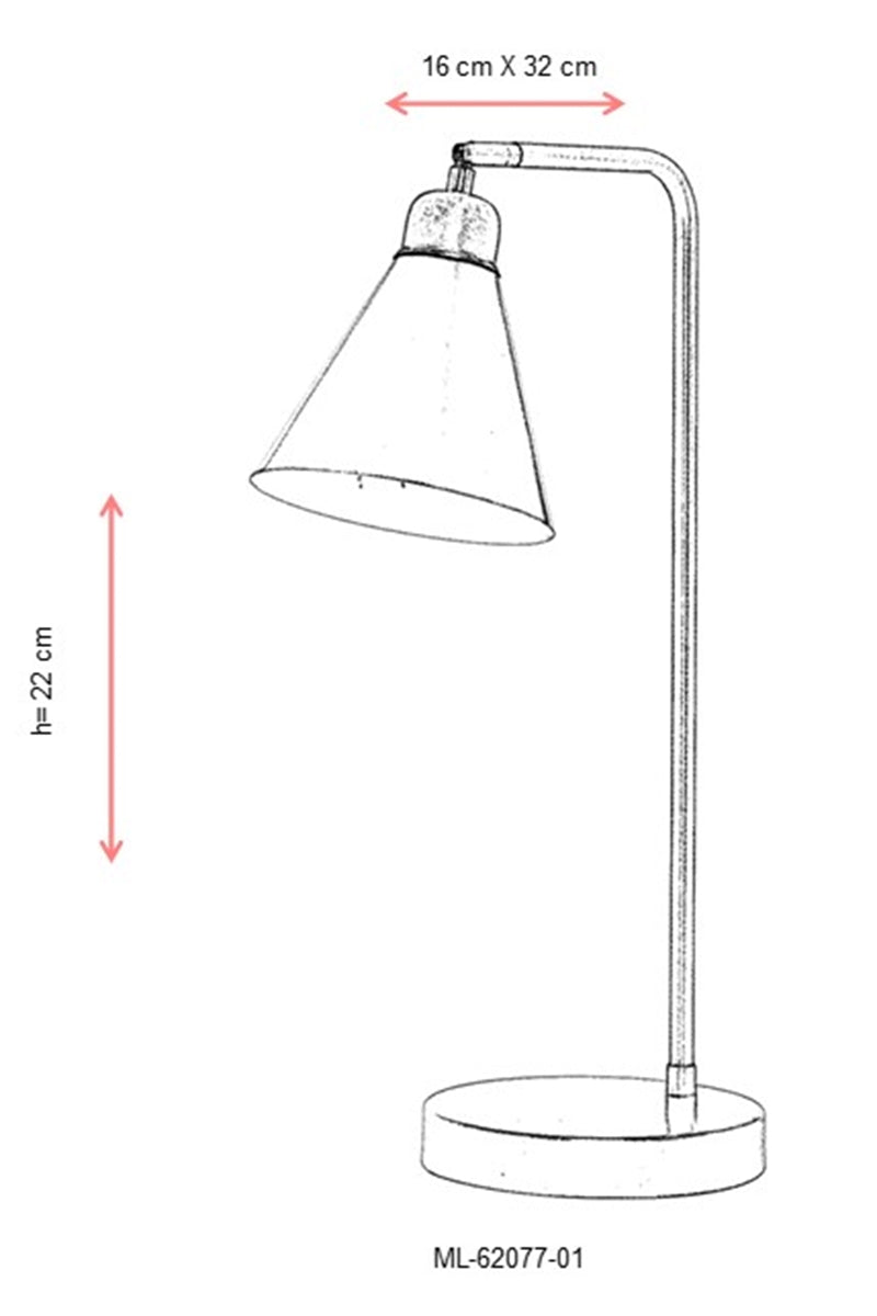 Lampa de birou Avonni 62077, 1XE27 - AsiHome