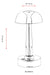 Lampa portabila Avonni Crom , 1XLED, ML-64004-K - AsiHome