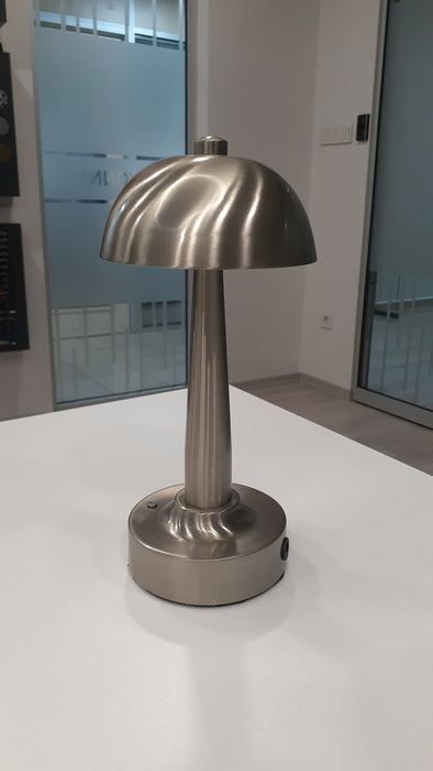 Lampa portabila Avonni Nichel Satinat, 1XLED, ML-64004-N - AsiHome
