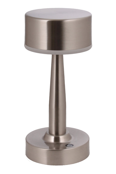 Lampa portabila Avonni Nichel Satinat, 1XLED, ML-64005-N - AsiHome