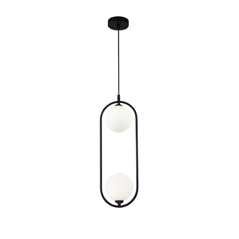 Lustra Moderna Maytoni Modern Ring Negru, 2XG9, MOD013PL-02B - AsiHome