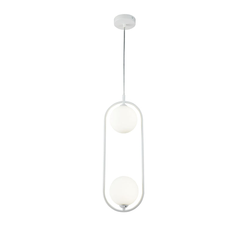 Lustra Moderna Maytoni Modern Ring Alb, 2XG9, MOD013PL-02W - AsiHome