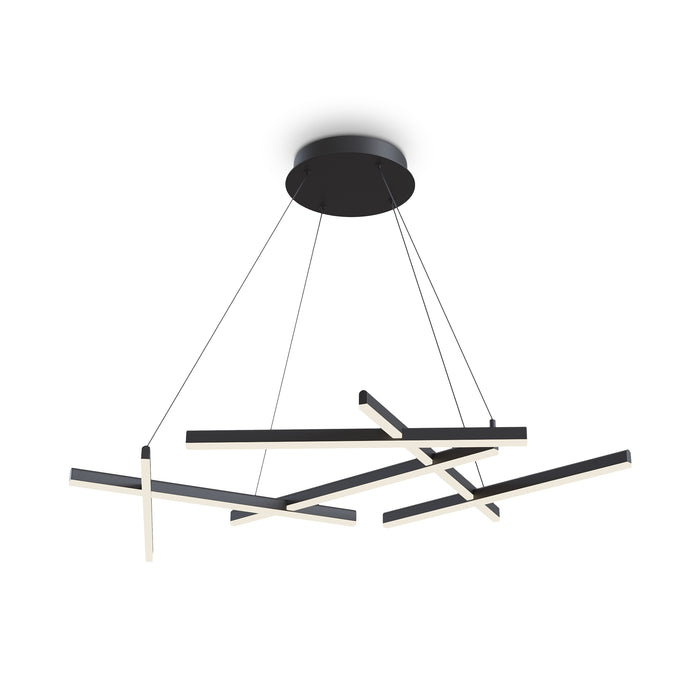 Lustra LED Maytoni Modern Line Negru 6, MOD016PL-L75B - AsiHome