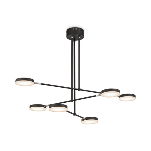 Lustra LED Maytoni Modern Fad Negru 6, MOD070PL-L38B3K - AsiHome