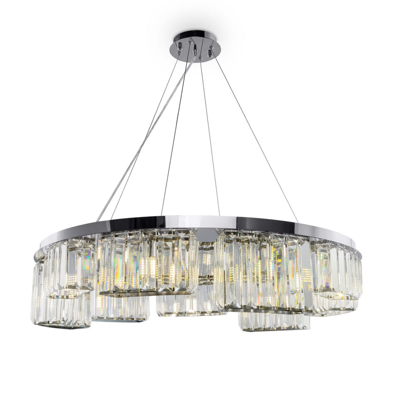 Lustra Living Maytoni Modern Colline Crom 9XG9, MOD083PL-09CH - AsiHome