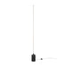 Lampadar LED Maytoni Modern Flow Negru 1, MOD147FL-L20BK1 - AsiHome