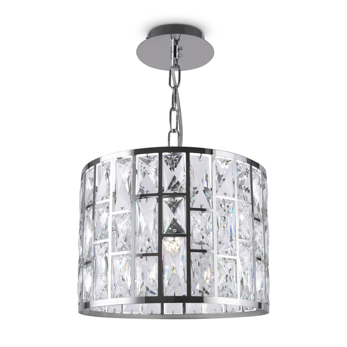 Lustra Dormitor  Maytoni Modern Gelid Crom 1XE27, MOD184-PL-01-CH - AsiHome