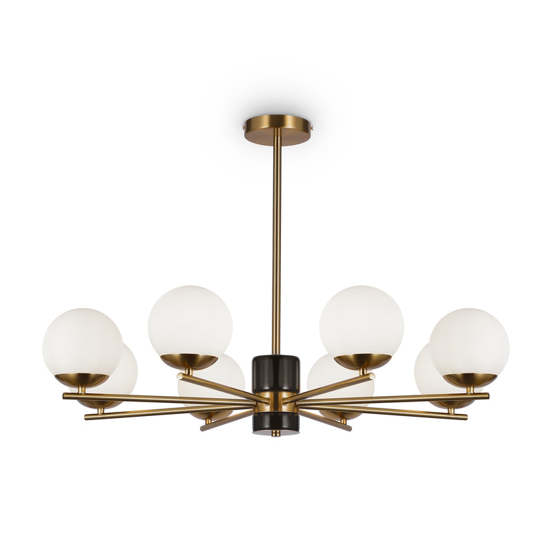 Lustra Moderna Maytoni Modern Marble Alama, 8XE27, MOD187PL-08BS - AsiHome