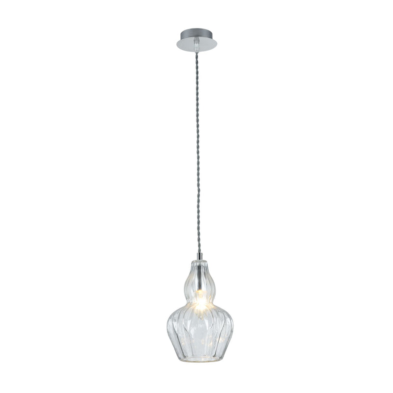 Lustra Moderna Maytoni Modern Eustoma Nichel, 1XE14, MOD238-PL-01-TR - AsiHome