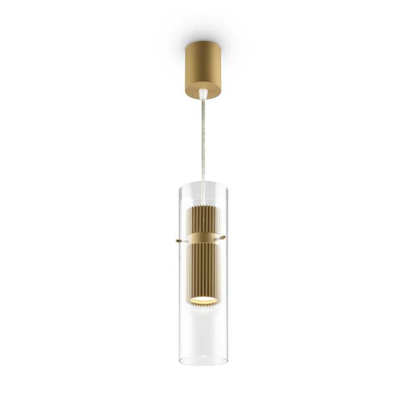 Lustra Moderna Maytoni Modern Dynamics Auriu mat, 1XGU10, MOD326PL-01MG - AsiHome