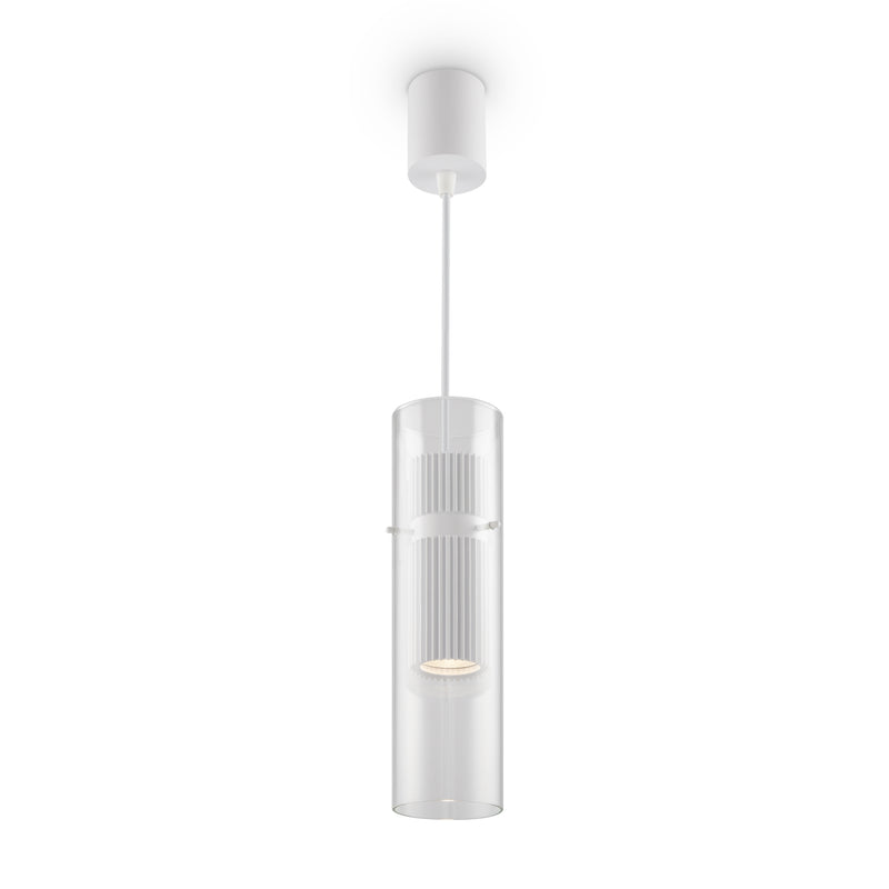 Lustra Moderna Maytoni Modern Dynamics Alb mat, 1XGU10, MOD326PL-01W - AsiHome