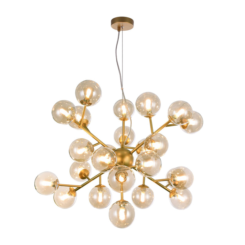 Lustra Living Maytoni Modern Dallas Auriu, 24XG9, MOD545PL-24G - AsiHome