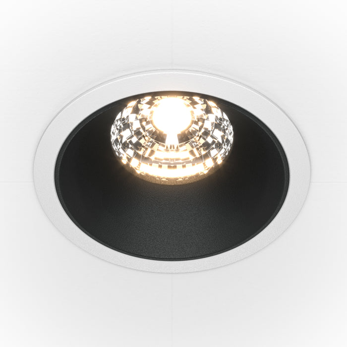 Spot LED incastratMaytoni Technical Alfa LED Alb/Negru , DL043-01-15W3K-D-RD-WB - AsiHome