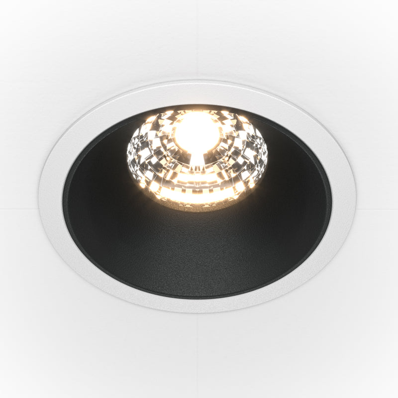 Spot LED incastratMaytoni Technical Alfa LED Alb/Negru , DL043-01-15W4K-D-RD-WB - AsiHome