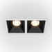 Spot LED incastratMaytoni Technical Alfa LED Alb/Negru , DL043-02-10W4K-D-SQ-WB - AsiHome