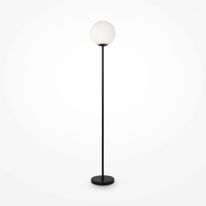 Lampadar modern Maytoni Modern Ring Negru, 1XE27, MOD013FL-01B - AsiHome