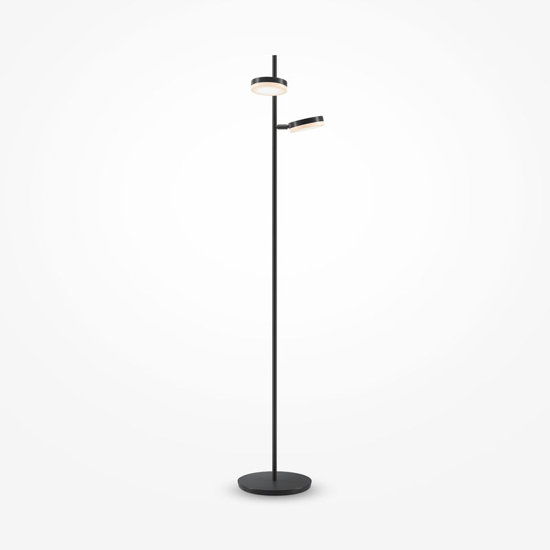 Lampadar LEDMaytoni Modern Fad Negru mat 2, MOD070FL-L12B3K - AsiHome