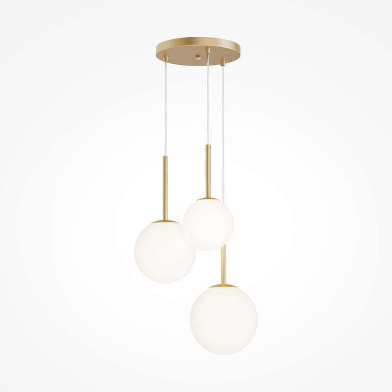 Lustra Dormitor Maytoni Modern Basic form Auriu, 3XE14, MOD321PL-03G1 - AsiHome