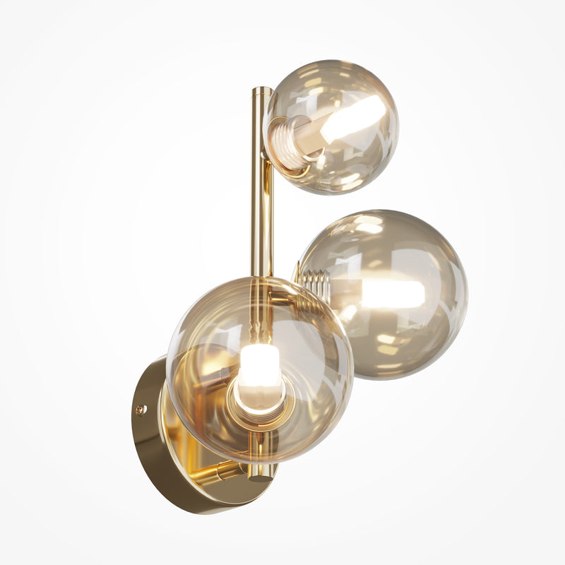 Aplica Moderna Maytoni Modern Dallas Auriu, 3XG9, MOD545WL-03G - AsiHome