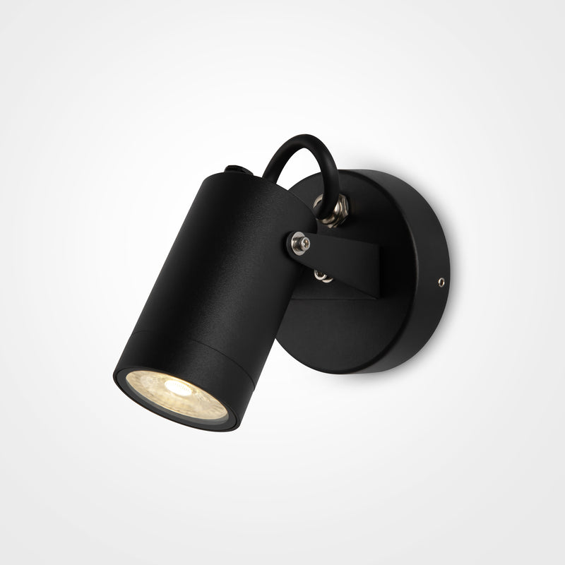 Aplica Exterior Maytoni Outdoor Scope Negru, 1XGU10, O025WL-01B - AsiHome