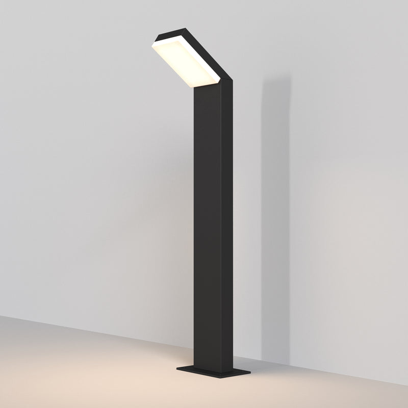 Stalp Exterior LED Maytoni Outdoor Paso Negru , O595FL-L12B3K - AsiHome