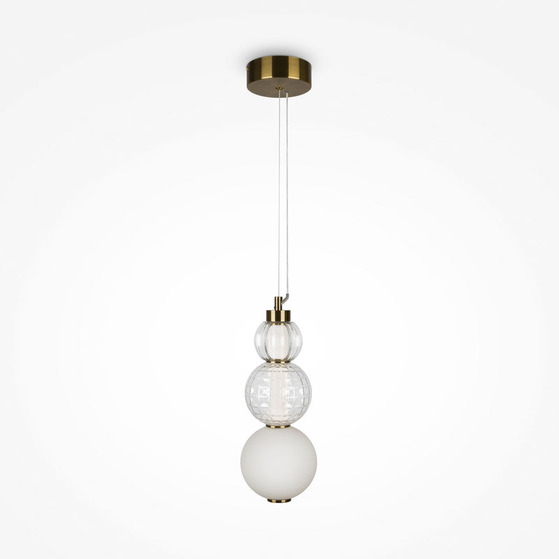 Lustra LED Maytoni Modern Collar Auriu   , P069PL-L16G3K - AsiHome