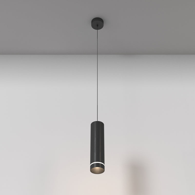 Lustra LED Maytoni Technical Orlo Negru , P085PL-12W4K-B - AsiHome