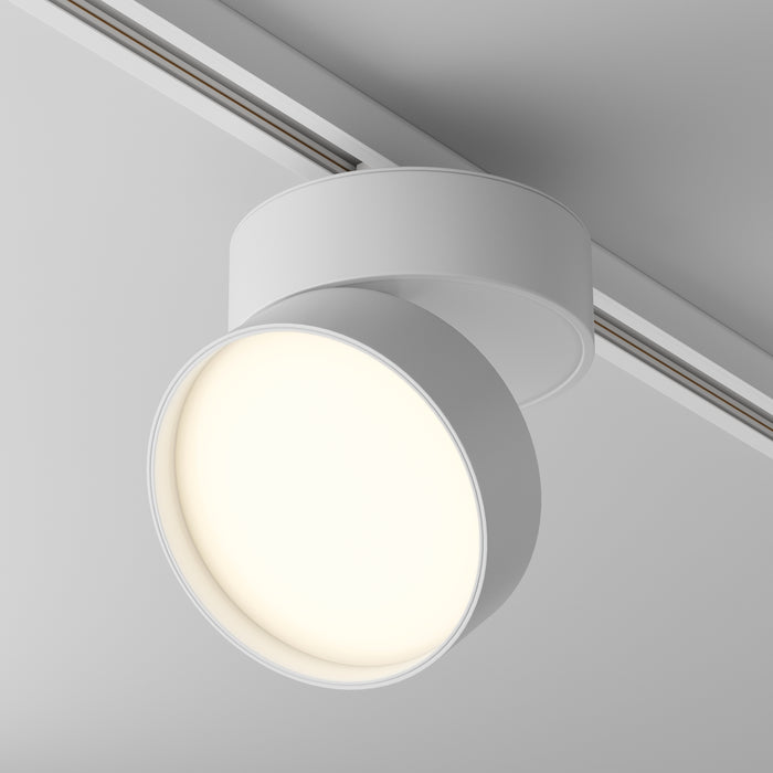 Proiector LED pentru sina 1 circuit, UNITY Maytoni Technical ONDA Alb   , TR007-1-18W3K-W - AsiHome