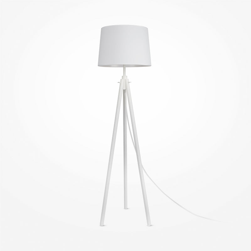 Lampadar modern Maytoni Modern Calvin Alb, 1XE27, Z177FL-01W - AsiHome