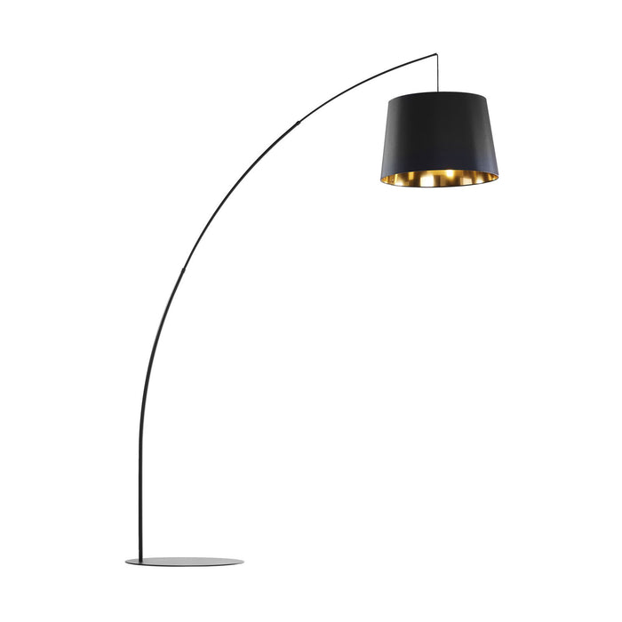 Lampadar Zuma Line 1xE27 Negru / Auriu