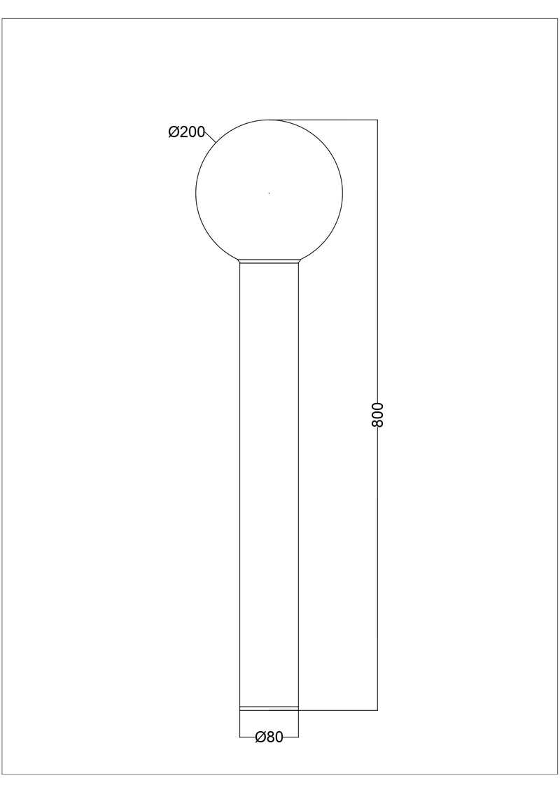 Stalp exterior Maytoni Outdoor Bold Gri, 1XE27, O598FL-01GR - AsiHome