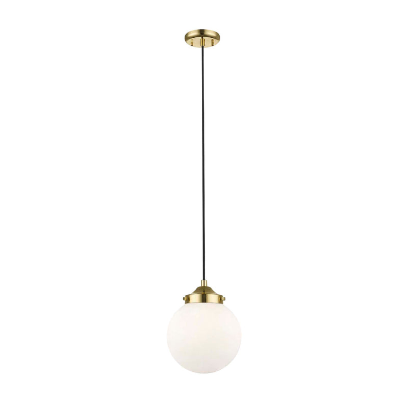 Lustra Zuma Line 1xE27 Auriu / Negru / Alb
