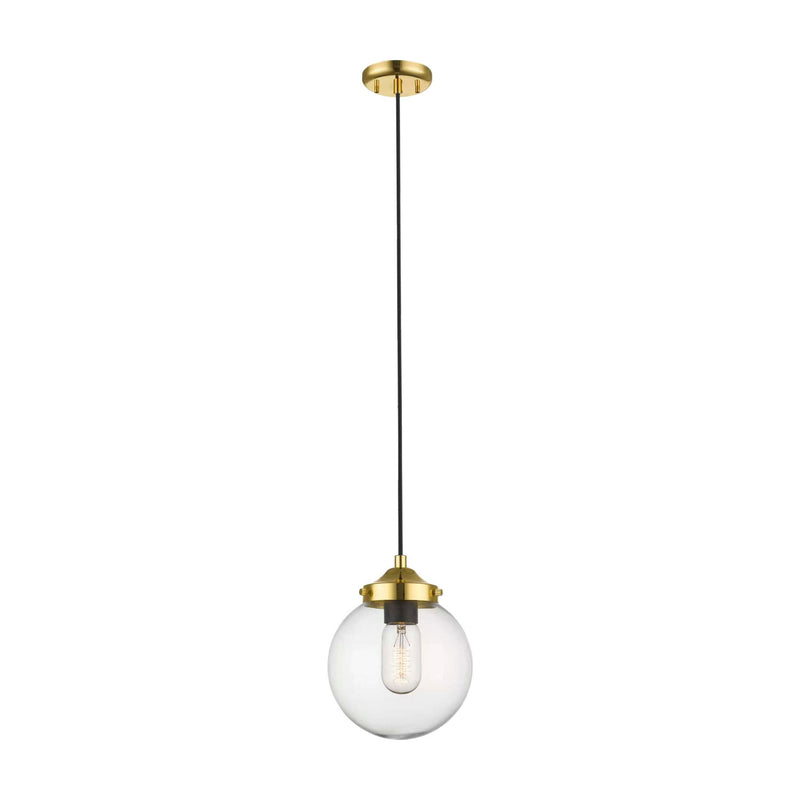 Lustra Zuma Line 1xE27 Auriu / Transparent