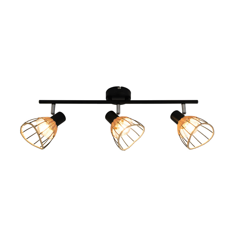 Plafoniera Zuma Line Gent 3xE14 Negru