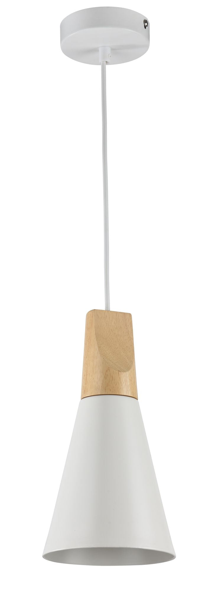 Lustra Moderna Maytoni Modern Bicones Alb, 1XE27, P359-PL-140-W - AsiHome